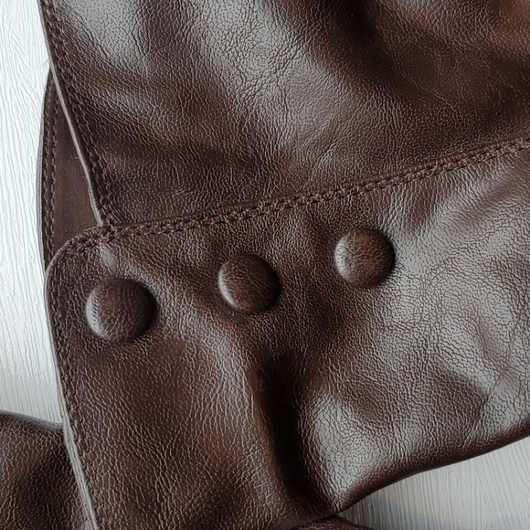 Cliffs by White Mountain Brown Faux Leather Mid Calf Fighter Boot 7.5 NWOT - Picture 2 of 7